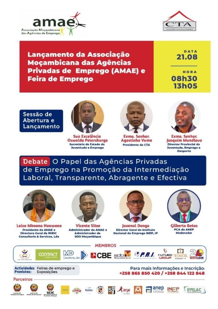 Lançamento da Associação Moçambicana das Agências Privadas de Emprego -- 21 de Agosto de 2024