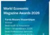 Forvis Mazars Mozambique distinguida nos World Economic Magazine Awards 2026 com dois prémios de excelência